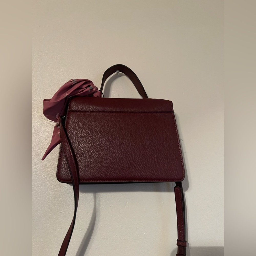 Steve Madden Bjill Top Handle Maroon Purse - Picture 4 of 11